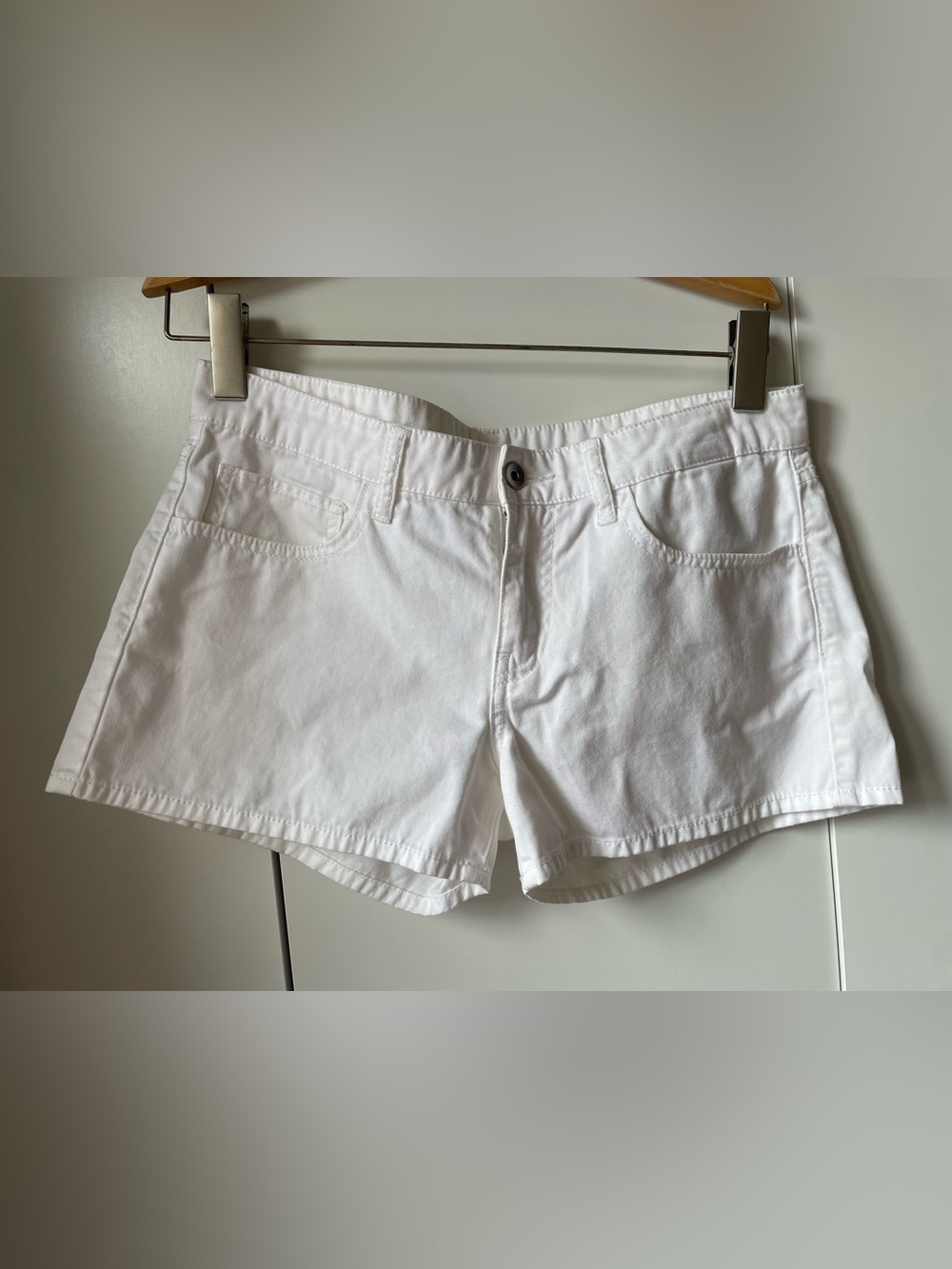 Uniqlo White Denim Jean Shorts